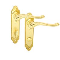 Ручки на планці Рубіно к/п 72 WC OLV золото